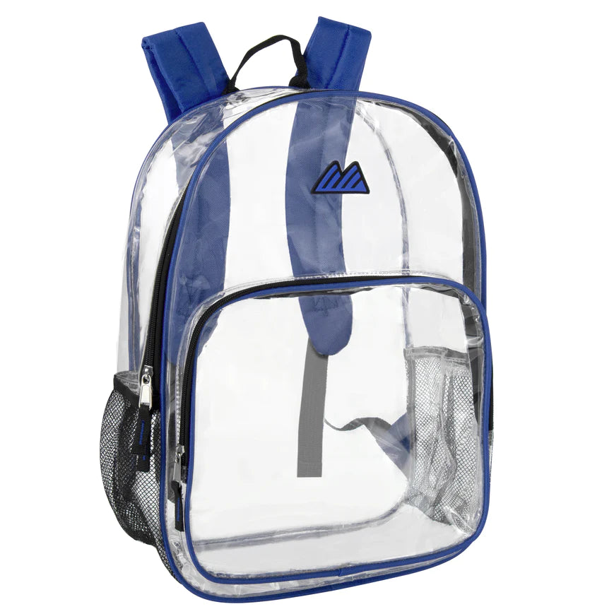 Clear Backpack With Reinforced Strap