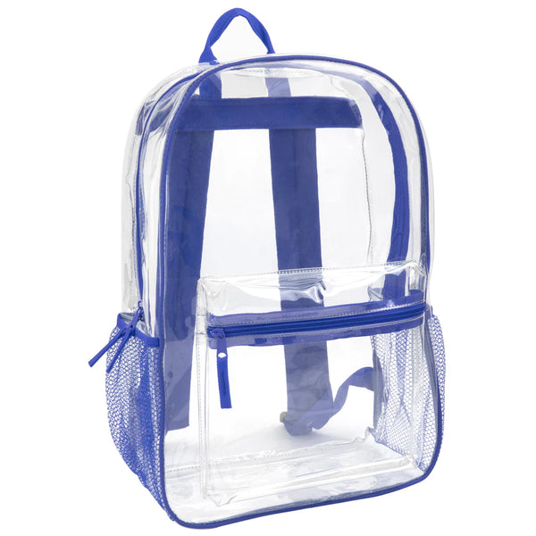 Clear Backpack With Reinforced Strap