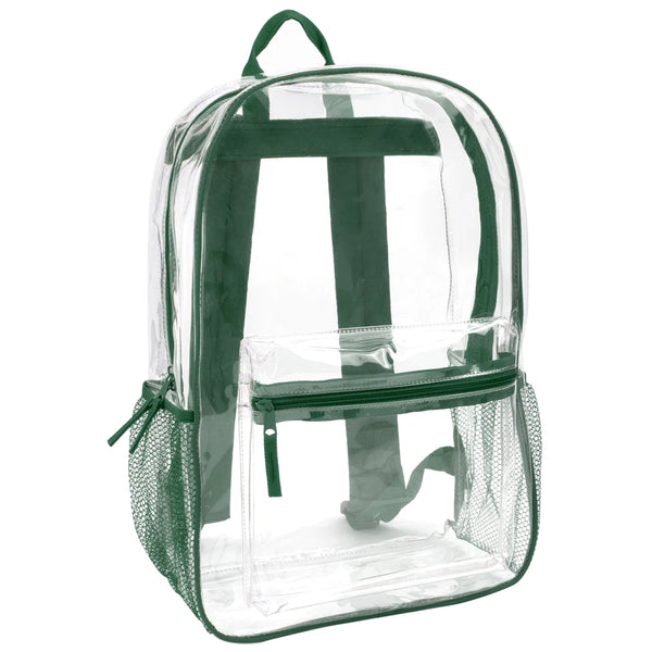 Clear Backpack With Reinforced Strap