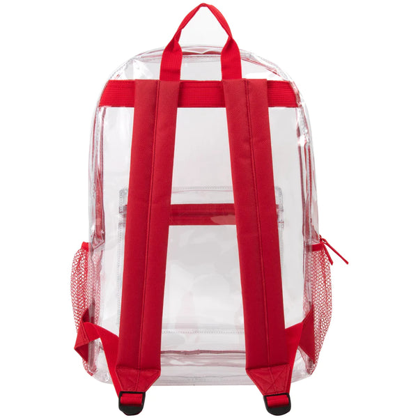 Clear Backpack With Reinforced Strap