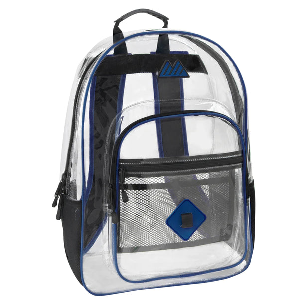 Clear Backpack With Reinforced Strap