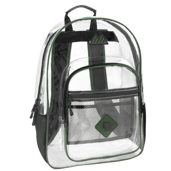 Clear Backpack With Reinforced Strap