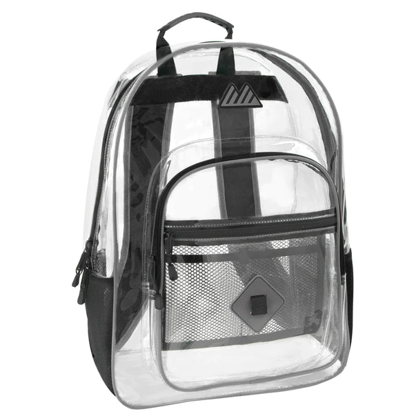 Clear Backpack With Reinforced Strap