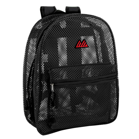 Mesh Backpack With Reinforced Strap