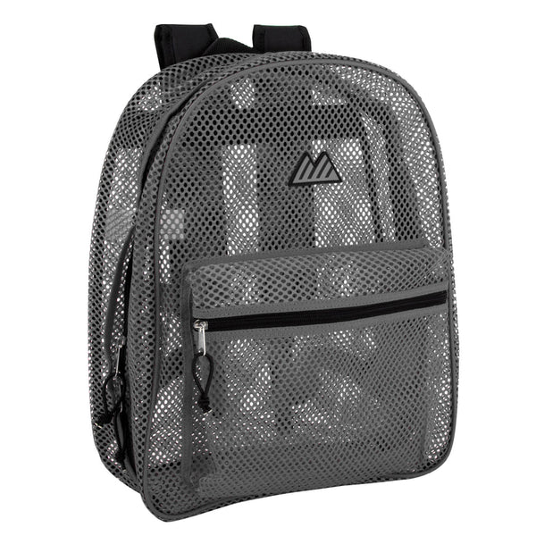 Mesh Backpack With Reinforced Strap
