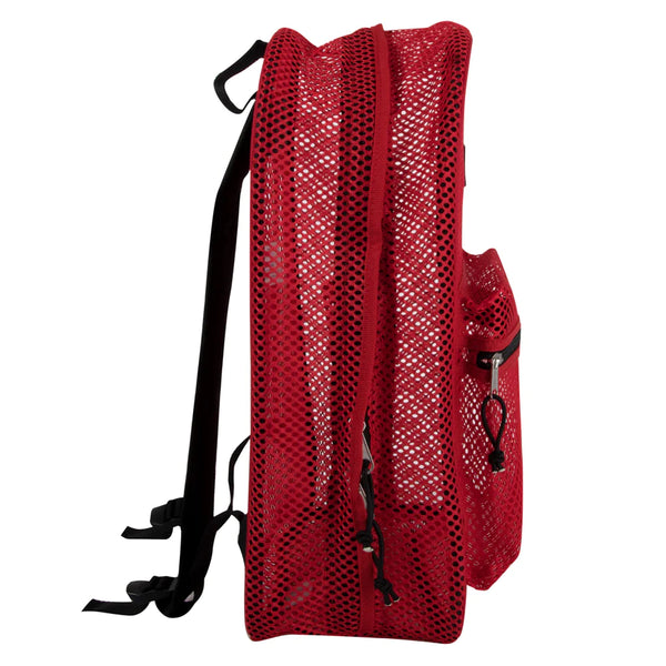 Mesh Backpack With Reinforced Strap