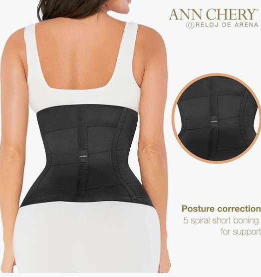 Ann Chery Waist Trainer Belt for Women - Hourglass Shaper for Tummy Control, Belly Trimmer - Adjustable Sport Band Cincher