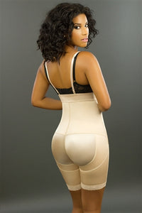 Strapless Mid-Thigh Body Shaper
