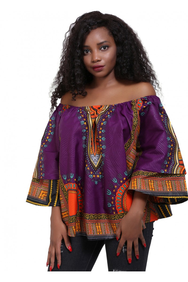 Traditional Print Top