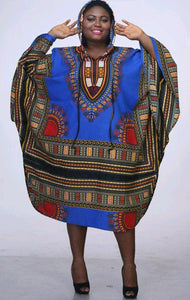 Long Dashiki 48" Length w/ Hoodie