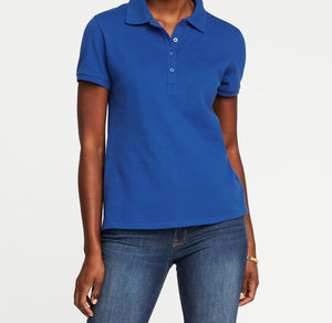 Junior Short Sleeve Polo - Royal Blue