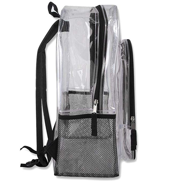 Clear Backpack - Black Side
