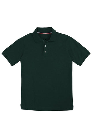 Unisex Short Sleeve Polo - Hunter Green