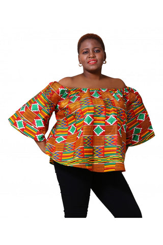 African Wax Print Top