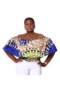 African Print Wax Top