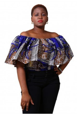 African Wax Print Top