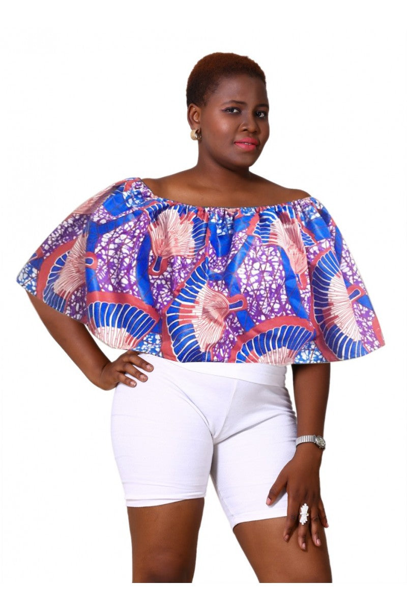 African Wax Print Top